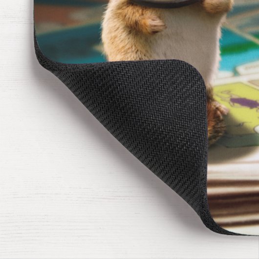 Tapis De Souris Puces dans les lunettes de lecture (Coin)