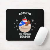 Tapis De Souris Puerto Rico Christmas Coquito And Pasteles Season (Avec souris)
