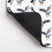 Tapis de souris Puffin Frenzy (Blanc) (Coin)