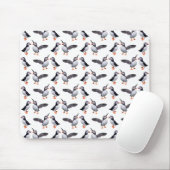Tapis de souris Puffin Frenzy (Blanc) (Avec souris)