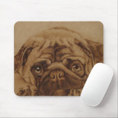 Tapis De Souris Pug (Avec souris)