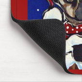 Tapis De Souris Pug de vacances (Coin)