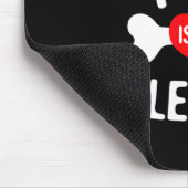 Tapis De Souris Pug Is My Valentine Pug Dog  (Coin)