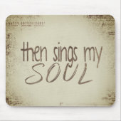 Tapis De Souris "Puis Chante Mon Âme" Musique (Devant)