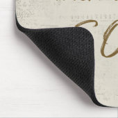 Tapis De Souris "Puis Chante Mon Âme" Texte Sur Partition (Coin)