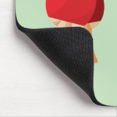 Tapis De Souris Puis et maintenant : Ping-pong (Coin)