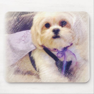 Tapis De Souris Puissance de chiot de Bella