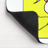 Tapis De Souris Puissance de fille de yoga (Coin)