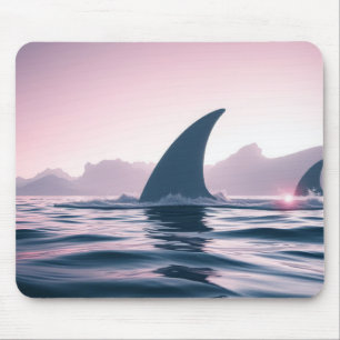 Tapis De Souris Puissance de l'aileron de requin
