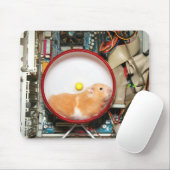 Tapis De Souris Puissance de l'ordinateur verte (Avec souris)