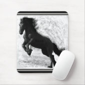 Tapis De Souris Puissance frisonne Mousepad (Avec souris)