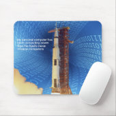 Tapis De Souris Puissance informatique Apollo 11 (Avec souris)