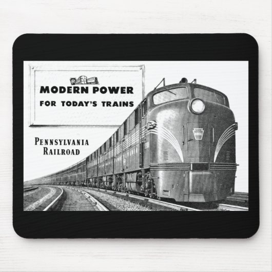 Tapis De Souris Puissance moderne de train de chemin de fer de la (Devant)