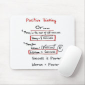 Tapis De Souris Puissance Mousepad de femme (Avec souris)