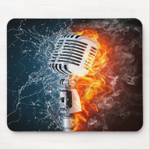 Tapis De Souris Puissance" Mousepad "de musique