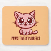 Tapis De Souris Puissant, Beau Manga Kitten (Devant)