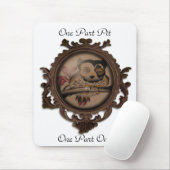Tapis De Souris Puits d'une part, hibou d'une part (Avec souris)