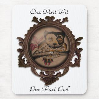 Tapis De Souris Puits d'une part, hibou d'une part