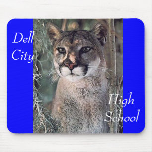 Tapis De Souris puma posé, ville de Dell, lycée