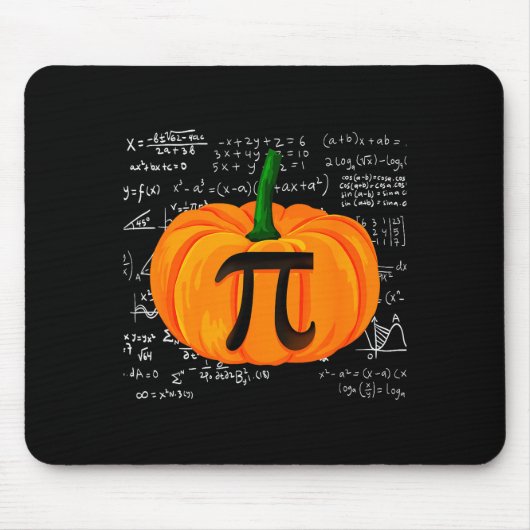 Tapis De Souris Pumpkin E Math Funny Halloween Thanksgiving Day (Devant)
