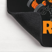 Tapis De Souris Pumpkin Iron Halloween Gym Workout Lifting Pun Fun (Coin)