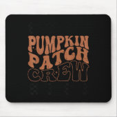 Tapis De Souris Pumpkin Patch Crew Halloween Pumpkin Patch Fall Fa (Devant)