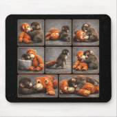 Tapis De Souris Punch Bébé Singe (Devant)