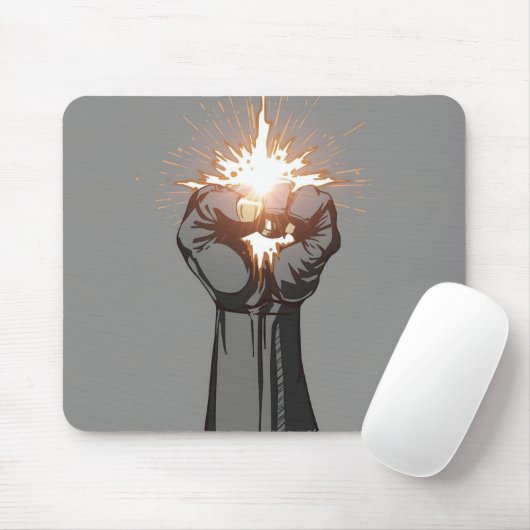 Tapis De Souris Punch of light (Avec souris)