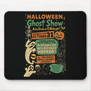 Tapis De Souris Punk Drôle Horreur Éffrayant Halloween Ghost Show