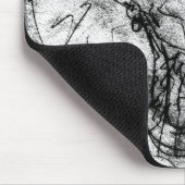 Tapis De Souris Punk Rocker avec Mohawk (Coin)