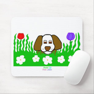 Tapis De Souris Pup N Lecture Souris Panier