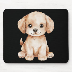 Tapis De Souris Puppies Labrador mignonne Papa Maman Retriever Amo