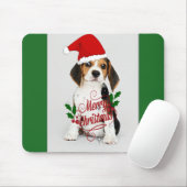 Tapis De Souris Puppy de Christmas (Avec souris)