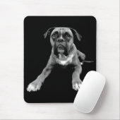 Tapis De Souris Puppy Dog Black Mousepad (Avec souris)