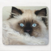 Tapis De Souris Purebred Birman Fluffy Cat Mousepad (Devant)