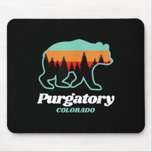 Tapis De Souris Purgatoire Colorado Ski Snowboard Ours