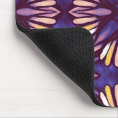 Tapis De Souris Purple Abstrait motif floral jaune Indigo Boho (Coin)