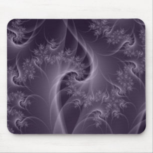 Tapis De Souris Purple and White Twist Mousepad