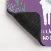 Tapis De Souris Purple Cette Llama Ne Veut Pas De Drame (Coin)