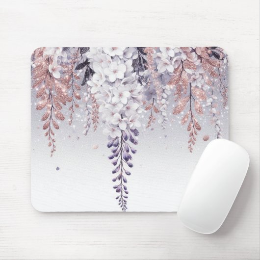 Tapis De Souris Purple Mystical Wisteria Drift (Avec souris)