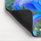 Tapis De Souris Purple N Turquoise Daylily Mousepad (Coin)