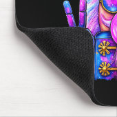 Tapis De Souris Purple Nutcracker Blowing Bubble Gum Cute Christma (Coin)