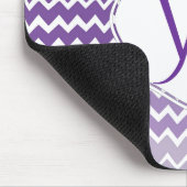 Tapis De Souris Purple Ombre Chevron Souris Personnalisé Pad (Coin)
