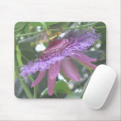 Tapis De Souris Purple Passion Fleur Photo Mousepad (Avec souris)