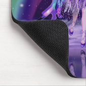 Tapis De Souris Purple Rain fée Mouse Pad (Coin)