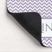 Tapis De Souris Purple Simple Chevron Personnalisé Pad Souris (Coin)