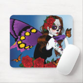 Tapis De Souris Purple Sugar Crâne Fée (Avec souris)