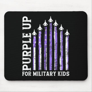 Tapis De Souris Purple Up For Military Kids Military Child Mois