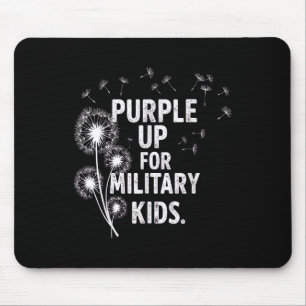 Tapis De Souris Purple Up For Military Kids - Mois De La Militar