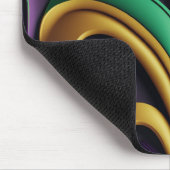 TAPIS DE SOURIS PURPLE VERT GOLDMARDI GRAS FLEUR DI LIS (Coin)